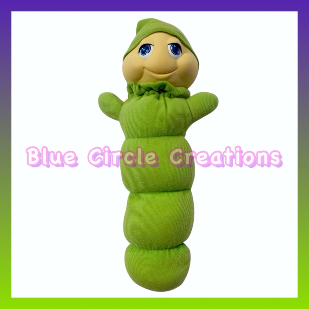 Hasbro Preschool Original Gloworm Vintage 1982 Light Up Children’s Toy Works!